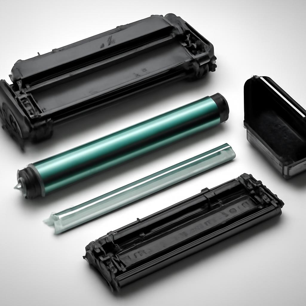 Картридж для принтера HP LaserJet P1102 в разобранном виде