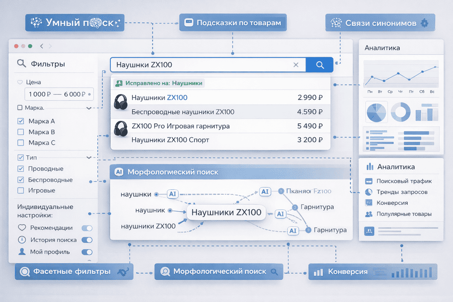 Создание умного поиска для интернет-магазина